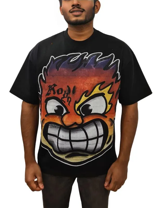 Flame Face T Shirt