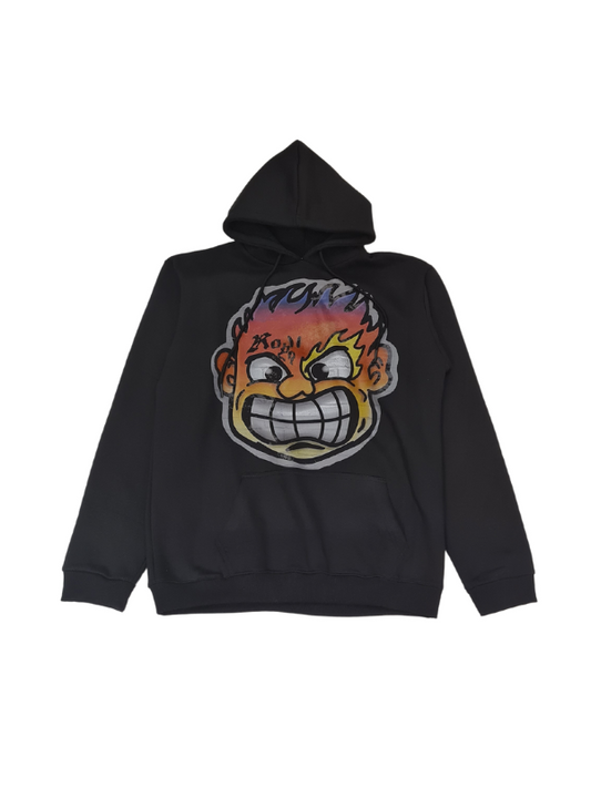 Kids Flame Face Hoodie