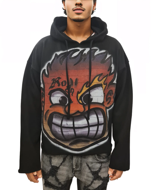 Flame Face Hoodie